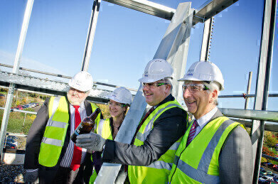 Research and Knowledge Hub Reaches Construction Milestone
