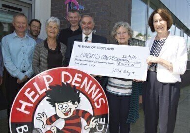 Wild Angus' Fundraisers Boost for Ninewells Cancer Campaign
 
