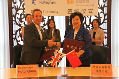 Nottingham Signs Partnership Agreement with Chinese Pharma Giant
