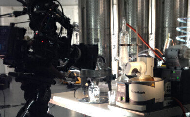 Rotary Evaporator featured on Channel Four Cookery Programme
