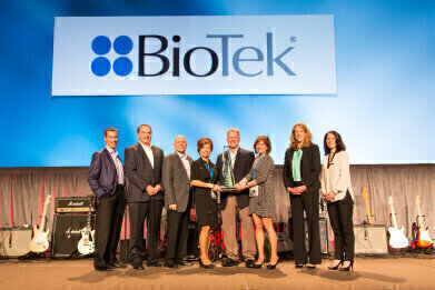 BioTek Receives 2014 Supplier of the Year Award from Fisher Scientific
