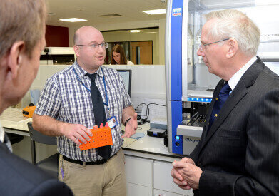 Leicester Heart Research Centre Receives Royal Visitor

