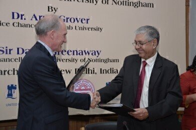 Partnership with Indian university opens new opportunities for Nottingham

