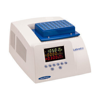Labnet International's AccuTherm™ Microtube Shaking Incubator with eight blocks

