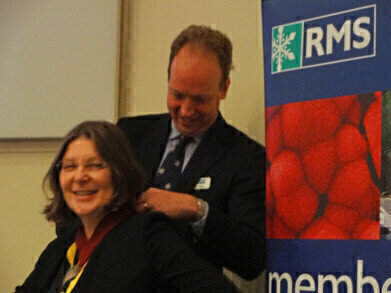 Professor Michelle Peckham Elected as new President of RMS
