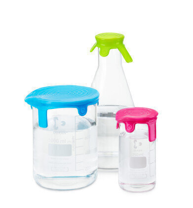 Cover Laboratory Vessels Smartly and Safely with the New DURAN® Silicone Lid - Fresh Colours for the Laboratory