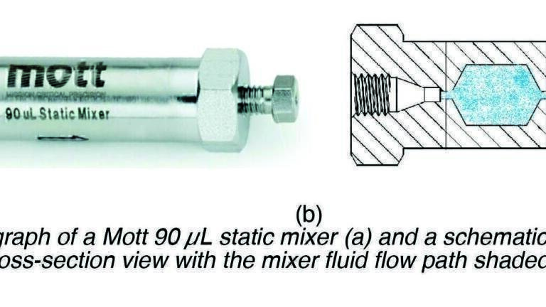 Reducing HPLC/UHPLC System Baseline Noise and Increasing Sensitivity Using Novel 3D Printed, High Performance Static Mixers