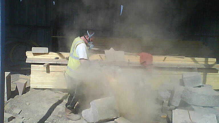 Retired stonemason highlights dangers of working in dusty environments without real time monitoring