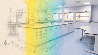 Science and space in concert: An application-led approach to laboratory design and build