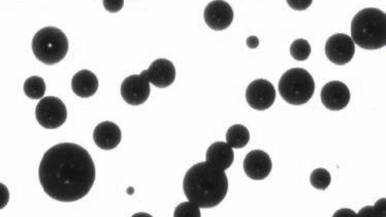 New Data on Opaque Standards for Particle Sizing