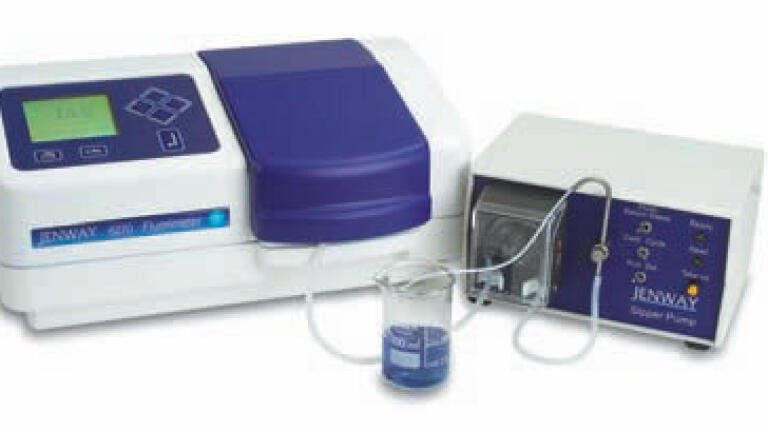 raw fluorescence measurements