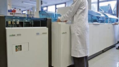 Serum Work Area Offers Access to Faster Testing