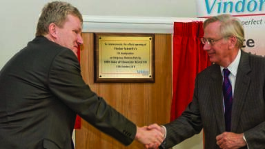 HRH the Duke of Gloucester opens Vindon’s premises