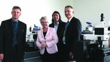 German Federal Minister Visits WITec