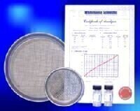 Single Shot Calibration Standards for Small Test Sieves at Achema 2006