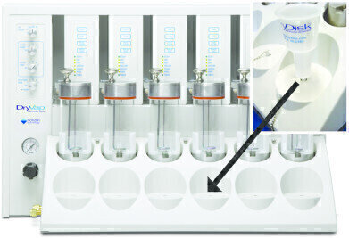 Automated solvent drying, solvent evaporation and sample concentration.