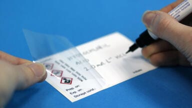 New CILS 3-in-1 durable, removable hand-writable labels