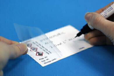 New CILS 3-in-1 durable, removable hand-writable labels
