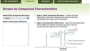 Reversed Phase LC Column Selection Tool and Online Application