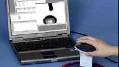 Quick and Portable Contact Angle Measurement