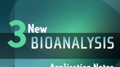 Dowload the latest Bioanalysis application notes just released by Waters
