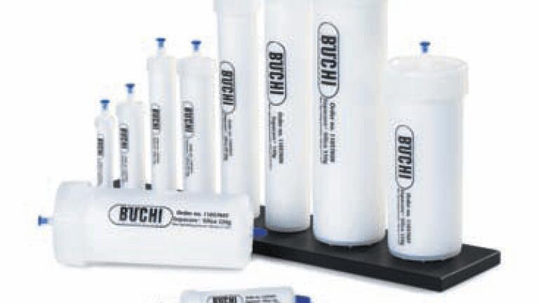 BUCHI New Sepacore Flash Cartridges: High Performance and Reproducible Purifications