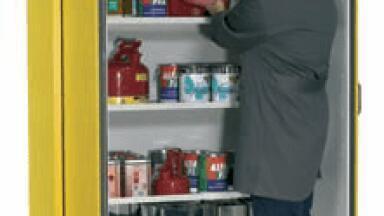 A Smart Wing-Door Safety- Storage Cabinet with Ergonomic Features