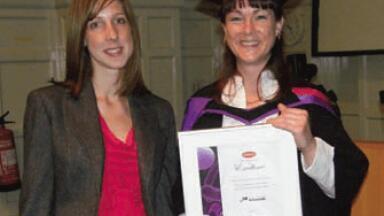 Oxoid Award Presented to Mature Student