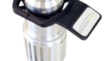 Phenom-World is launching the Motorized Tilt & Rotation Sample Holder for the Phenom™ desktop scanning electron microscope  
