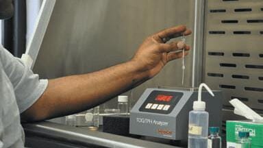 Calibrated Infrared Analysers Provide Rapid On-Site Oil in Water or Soil Measurements