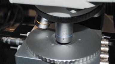 Temperature Controlled Probe Stage used in Conjunction with Raman Microscopy