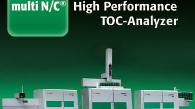 Eliminating running costs High quality TOC analysis has never been as affordable