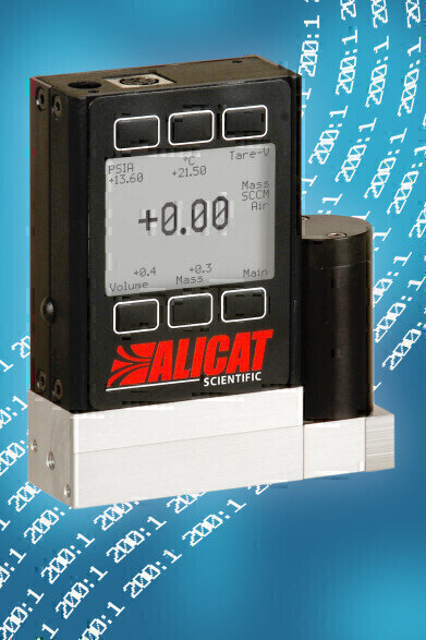 Mass Flow Meters and Controllers with 200:1 Turndown Ratio Offered as Standard