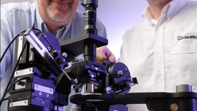 Joint Managing Directors of Scientifica (left) Mark Johnson and (right) David Rogerson