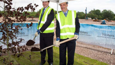 Waters Breaks Ground on MS headquarters