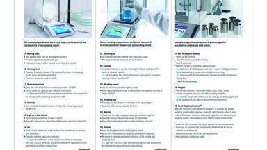 Order your Free Good Weighing Practice™ Poster