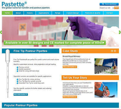 New Dedicated Transfer Pipettes Website