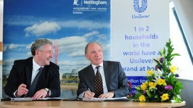 Unilever Signs Research Agreement with University of Nottingham