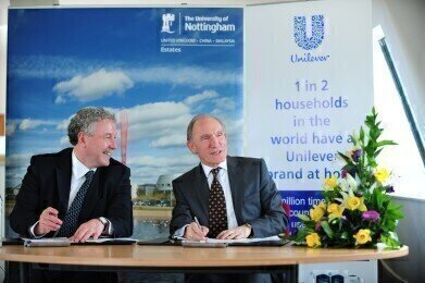 
Unilever Signs Research Agreement with University of Nottingham