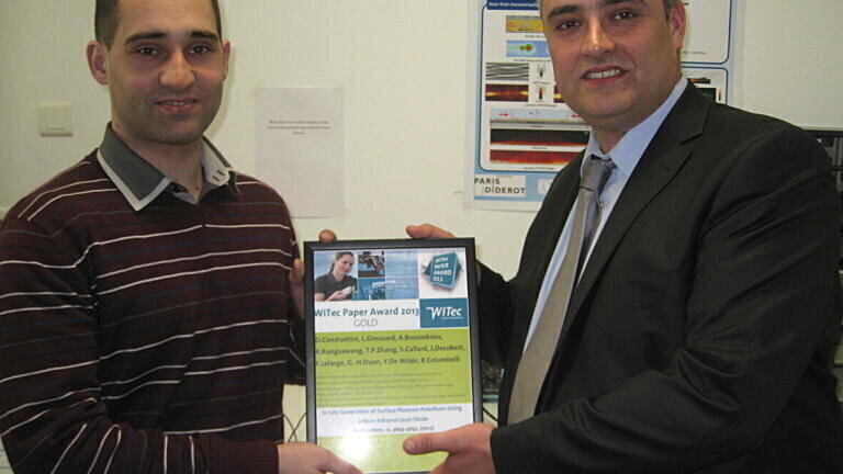 Congratulations to the Winners of the PaperAward 2013