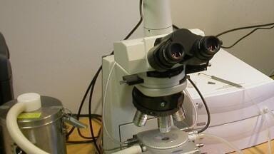 Temperature Controlled Stage used by Scientists at the Geological Survey of Finland for Fluid Inclusion Microthermometry