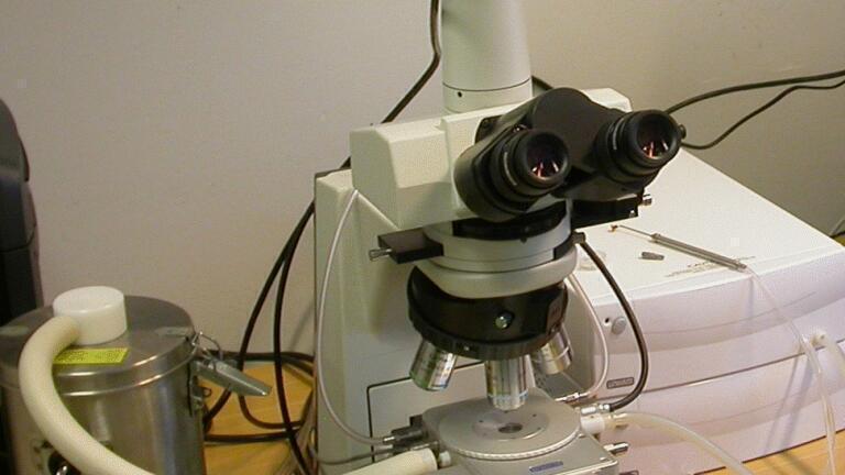 Temperature Controlled Stage used by Scientists at the Geological Survey of Finland for Fluid Inclusion Microthermometry