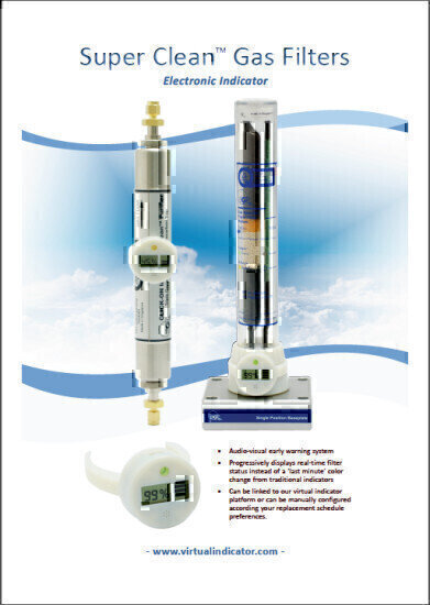 New - Electronic Indicator for Super Clean™ Gas Filters and other ...