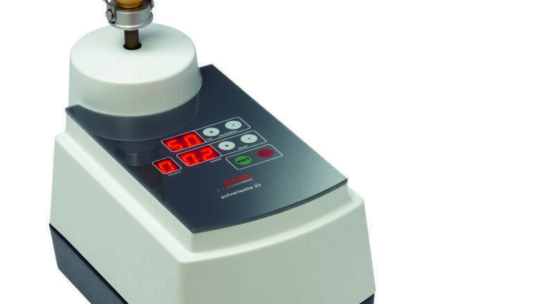 Compact Instrument provides loss-free grinding results for Smallest Quantities