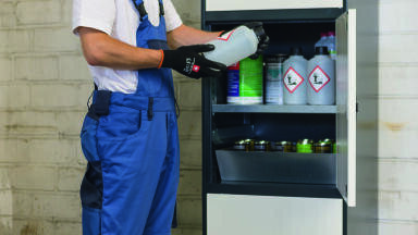 Space-saving Storage for Chemicals and Toxic Substances
