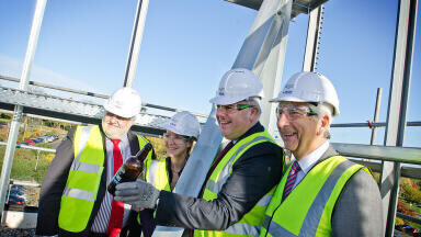 Research and Knowledge Hub Reaches Construction Milestone
