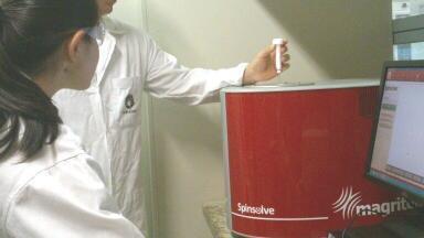 NMR System used for Fuel Analysis Research at the Instituto de Quimica
