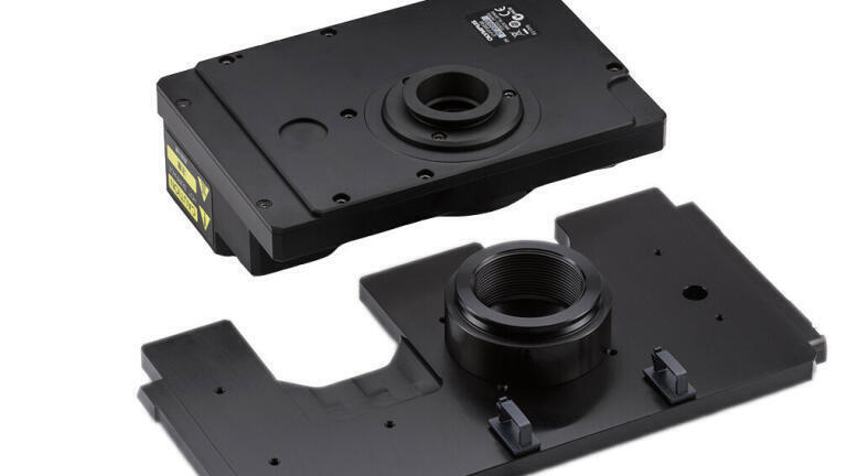 IX3-EMDECK: Adapter for inserting Olympus fast filter wheels into IX3 deck system and the infinite light path