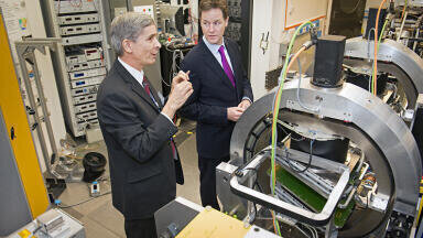 Ministers Witness Test Capability at Harwell