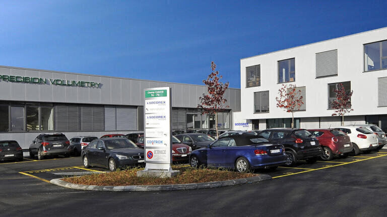 New buildings at the Lausanne site